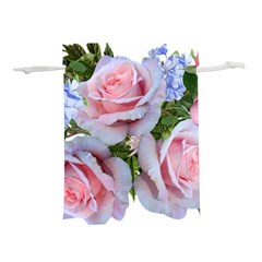 Roses Plumbago Flowers Fragrant Lightweight Drawstring Pouch (l) by Pakrebo