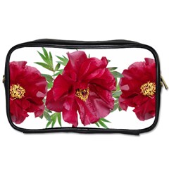 Flowers Red Peony Arrangement Toiletries Bag (two Sides) by Pakrebo