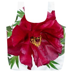 Flowers Red Peony Arrangement Full Print Recycle Bag (xl) by Pakrebo