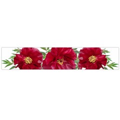 Flowers Red Peony Arrangement Large Flano Scarf 