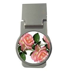 Roses Flowers Perfume Garden Money Clips (round) 