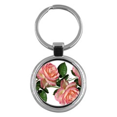 Roses Flowers Perfume Garden Key Chain (round) by Pakrebo