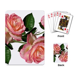 Roses Flowers Perfume Garden Playing Cards Single Design (rectangle) by Pakrebo