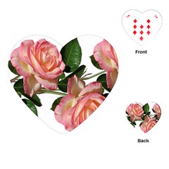 Roses Flowers Perfume Garden Playing Cards Single Design (heart)