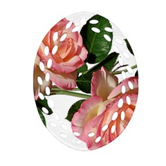 Roses Flowers Perfume Garden Ornament (oval Filigree) by Pakrebo