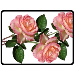 Roses Flowers Perfume Garden Double Sided Fleece Blanket (large)  by Pakrebo