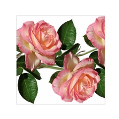 Roses Flowers Perfume Garden Small Satin Scarf (square) by Pakrebo