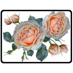 Roses Flowers Buds Ragrance Double Sided Fleece Blanket (large)  by Pakrebo