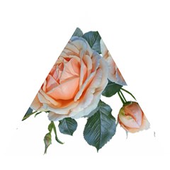 Roses Flowers Buds Ragrance Wooden Puzzle Triangle