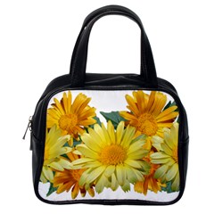 Daisies Flowers Yellow Arrangement Classic Handbag (one Side) by Pakrebo