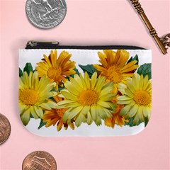 Daisies Flowers Yellow Arrangement Mini Coin Purse by Pakrebo