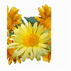 Daisies Flowers Yellow Arrangement Small Garden Flag (two Sides) by Pakrebo