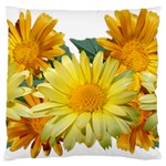 Daisies Flowers Yellow Arrangement Standard Flano Cushion Case (One Side) Front