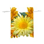 Daisies Flowers Yellow Arrangement Lightweight Drawstring Pouch (S) Back