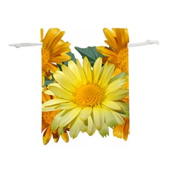 Daisies Flowers Yellow Arrangement Lightweight Drawstring Pouch (l) by Pakrebo