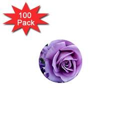 Roses Violets Flowers Arrangement 1  Mini Magnets (100 Pack)  by Pakrebo