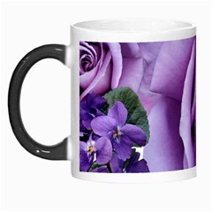 Roses Violets Flowers Arrangement Morph Mugs by Pakrebo