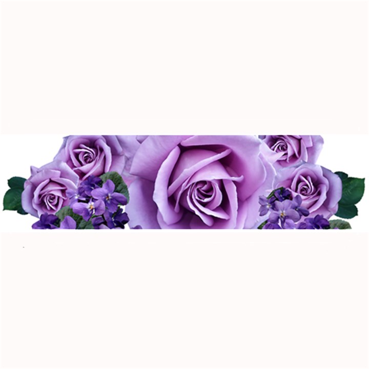 Roses Violets Flowers Arrangement Large Bar Mats