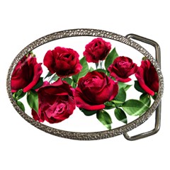 Roses Flowers Red Romantic Garden Belt Buckles by Pakrebo