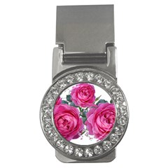 Roses Gypsophila Flowers Fragrant Money Clips (cz)  by Pakrebo