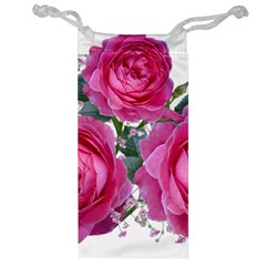 Roses Gypsophila Flowers Fragrant Jewelry Bag by Pakrebo