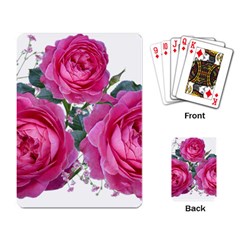 Roses Gypsophila Flowers Fragrant Playing Cards Single Design (rectangle)