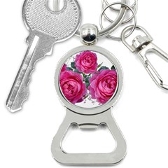 Roses Gypsophila Flowers Fragrant Bottle Opener Key Chain by Pakrebo