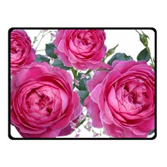 Roses Gypsophila Flowers Fragrant Fleece Blanket (small) by Pakrebo