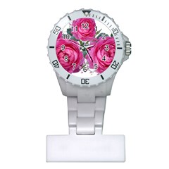 Roses Gypsophila Flowers Fragrant Plastic Nurses Watch by Pakrebo