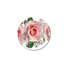 Roses Flowers Wax Flowers Golf Ball Marker by Pakrebo