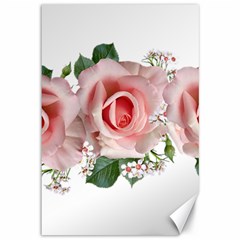 Roses Flowers Wax Flowers Canvas 12  X 18  by Pakrebo