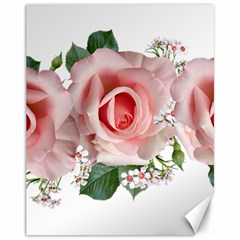 Roses Flowers Wax Flowers Canvas 11  X 14  by Pakrebo