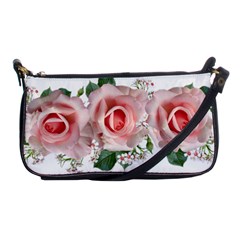 Roses Flowers Wax Flowers Shoulder Clutch Bag by Pakrebo