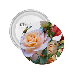 Autumn Leaves Roses Flowers Garden 2 25  Buttons by Pakrebo