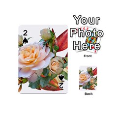 Autumn Leaves Roses Flowers Garden Playing Cards 54 Designs (mini)