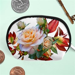 Autumn Leaves Roses Flowers Garden Accessory Pouch (medium) by Pakrebo