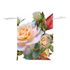 Autumn Leaves Roses Flowers Garden Lightweight Drawstring Pouch (s) by Pakrebo