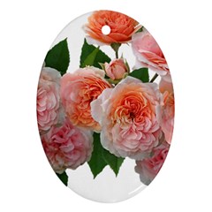 Roses Flowers Arrangement Perfume Ornament (oval) by Pakrebo