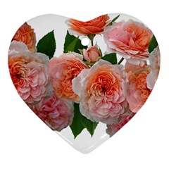 Roses Flowers Arrangement Perfume Heart Ornament (two Sides) by Pakrebo