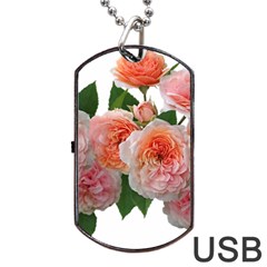 Roses Flowers Arrangement Perfume Dog Tag Usb Flash (one Side) by Pakrebo