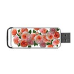 Roses Flowers Arrangement Perfume Portable USB Flash (One Side) Front