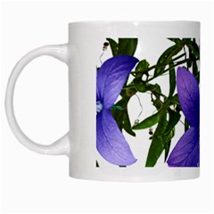 Flowers Blue Campanula Arrangement White Mugs by Pakrebo