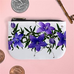 Flowers Blue Campanula Arrangement Mini Coin Purse by Pakrebo