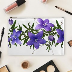 Flowers Blue Campanula Arrangement Cosmetic Bag (large) by Pakrebo