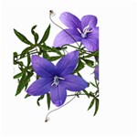 Flowers Blue Campanula Arrangement Small Garden Flag (Two Sides) Front