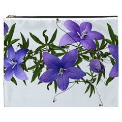 Flowers Blue Campanula Arrangement Cosmetic Bag (xxxl) by Pakrebo