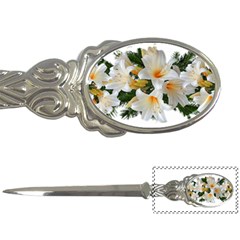 Lilies Belladonna White Flowers Letter Opener by Pakrebo