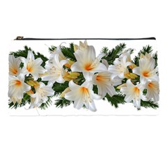 Lilies Belladonna White Flowers Pencil Cases by Pakrebo