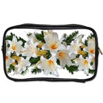 Lilies Belladonna White Flowers Toiletries Bag (One Side) Front