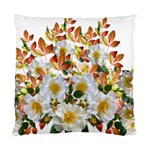 Flowers Roses Leaves Autumn Standard Cushion Case (Two Sides) Front